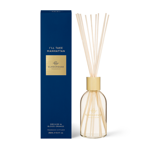 Glasshouse I'll Take Manhattan Fragrance Diffuser Orchids & Blood Orange 250ml