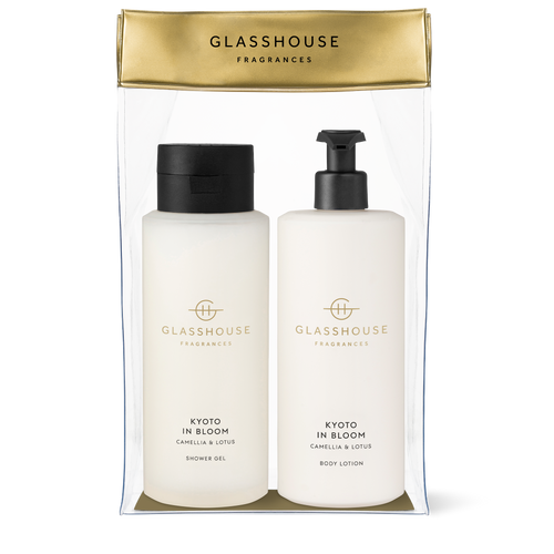 Glasshouse Kyoto In Bloom Body Duo - Camellia & Lotus