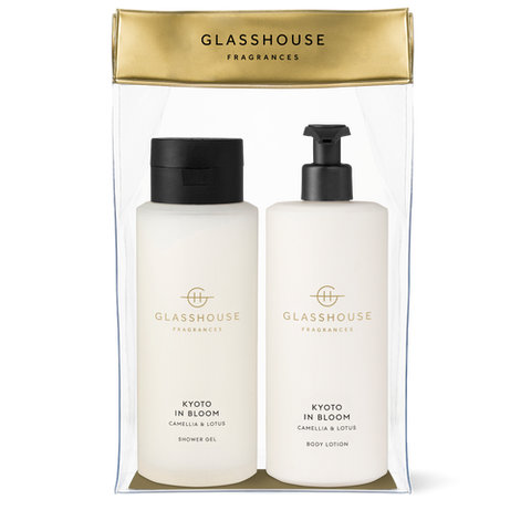 Glasshouse Kyoto In Bloom Body Duo - Camellia & Lotus