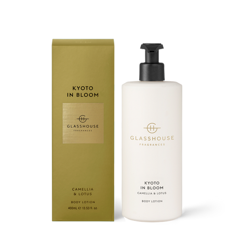Glasshouse Kyoto In Bloom Body Lotion - Camellia & Lotus 400ml