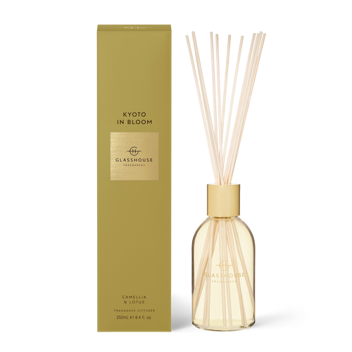 Glasshouse Kyoto In Bloom Fragrance Diffuser Camellia & Lotus 250ml