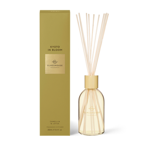 Glasshouse Kyoto In Bloom Fragrance Diffuser Camellia & Lotus 250ml