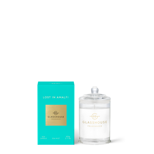 Glasshouse Lost In Amalfi Mini Soy Candle - Sea Mist 60g