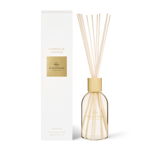 Glasshouse Marseille Memoir Fragrance Diffuser Gardenia 250ml