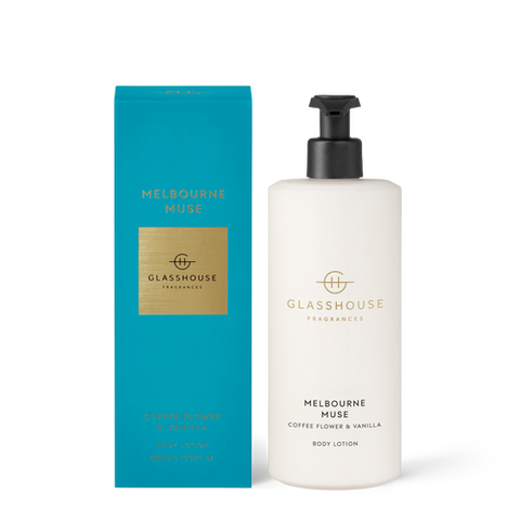 Glasshouse Melbourne Muse Body Lotion - Coffee Flower & Vanilla 400ml