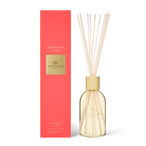 Glasshouse One Night In Rio Fragrance Diffuser Passionfruit & Lime 250ml