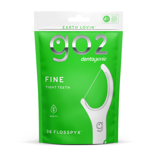 go2 dentagenie Fine Flosspyx 36 Pack