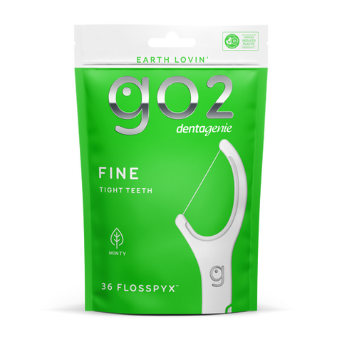 go2 dentagenie Fine Flosspyx 36 Pack