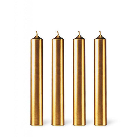 Domaine Lumiere Dinner Candle 7 Hrs Gold