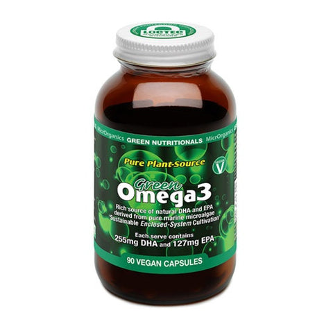 MicrOrganics Green Nutritionals Omega3 90 Vegan Capsules