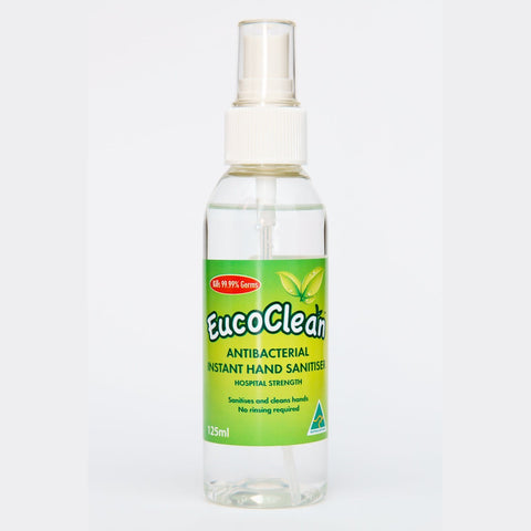 EUCOCLEAN Antibacterial Hand Sanitiser Instant - Hospital Strength 125ml
