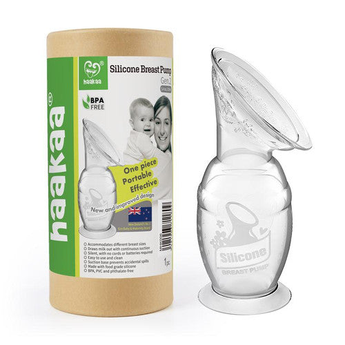 Haakaa Silicone Breast Pump with Suction Base 160ml