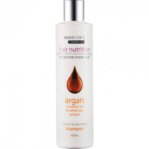 Hair Nutrition Argan Shampoo with Coconut Oil & White Tea Extract 300ml