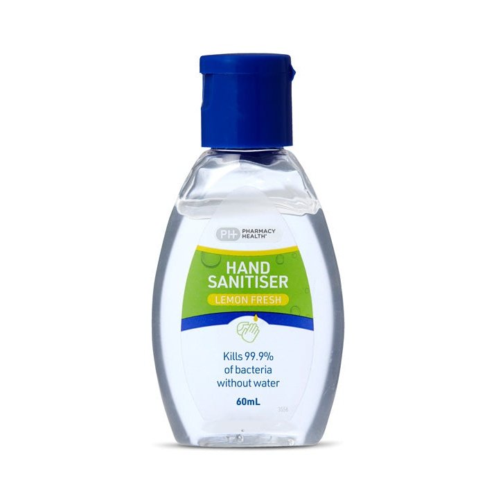 Pharmacy Health HAND SANITISER 60ML  LEMON FRESH