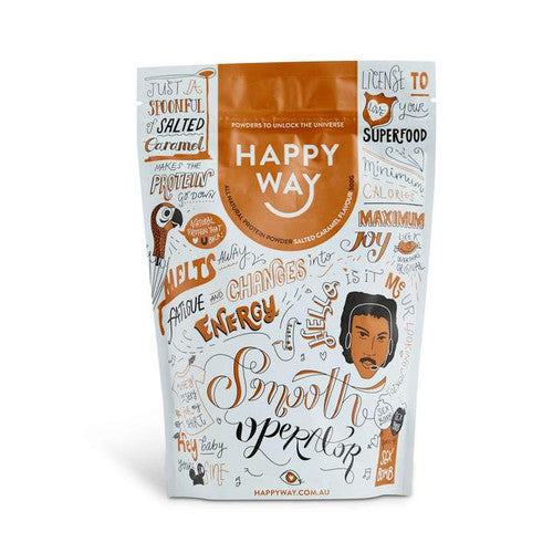 Happy Way Smooth Operator Salted Caramel Protein Powder 500g