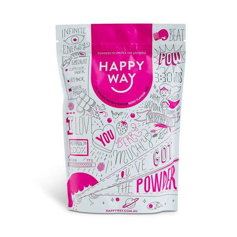 Happy Way Whey Protein & Acai Berry Powder 500g