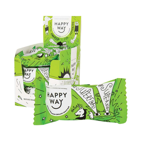 Happy Way Kid's Snack Bar Apple Cinnamon 18x30g