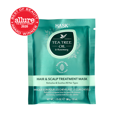 HASK Tea Tree Oil & Rosemary Hair & Scalp Treatment Mask 50g