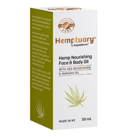 Hemptuary Hemp Nourishing Face And Body Oil 30mL