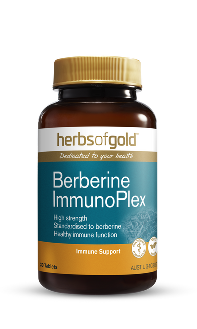 Herbs of Gold Berberine ImmunoPlex 30 Tablets