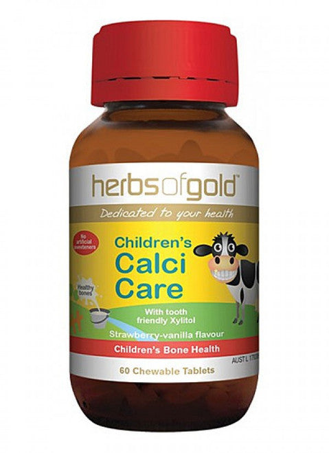 Herbs of Gold Children's Calci Care 60 Chewable Tablets
