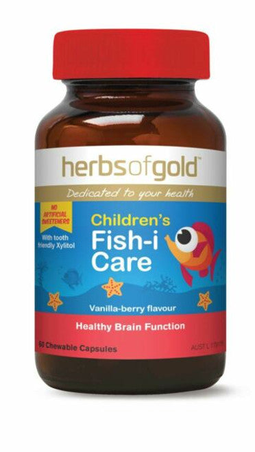 Herbs of Gold Children's Fish-i Care 60 Chewable Tablets