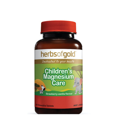 Herbs of Gold Children's Magnesium Care 60 Chewable Tablets