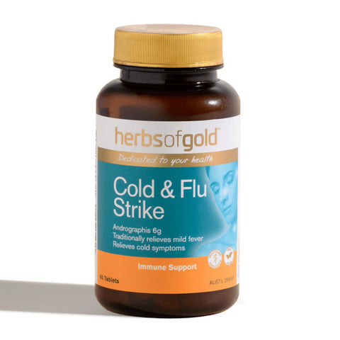 Herbs of Gold Cold & Flu Strike 60 Tablets