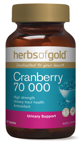 Herbs of Gold Cranberry 70000 50 Tablets