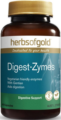 Herbs of Gold Digest-Zymes 60 Capsules
