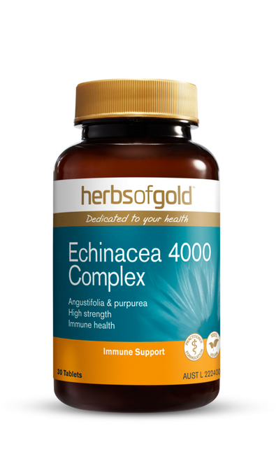 Herbs of Gold Echinacea 4000 Complex 30 Tablets