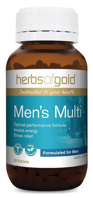 Herbs of Gold Men's Multi + 60 Tablets
