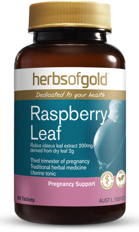 Herbs of Gold Raspberry Leaf 60 Tablets
