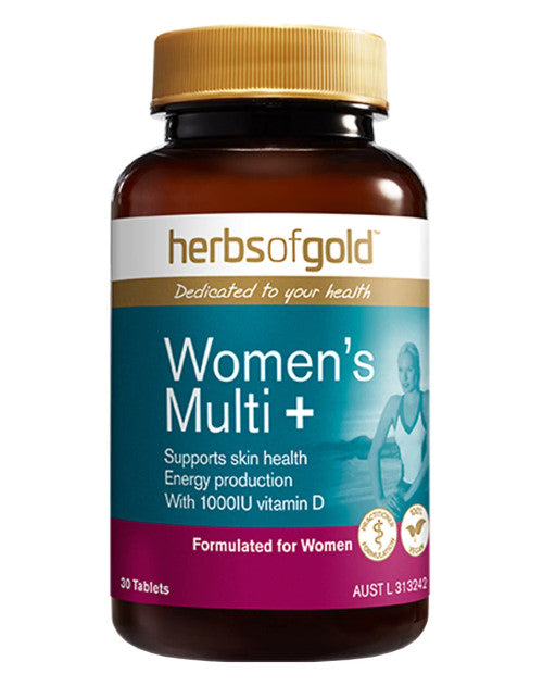 Herbs of Gold Womens Multi+ 30 Tablets