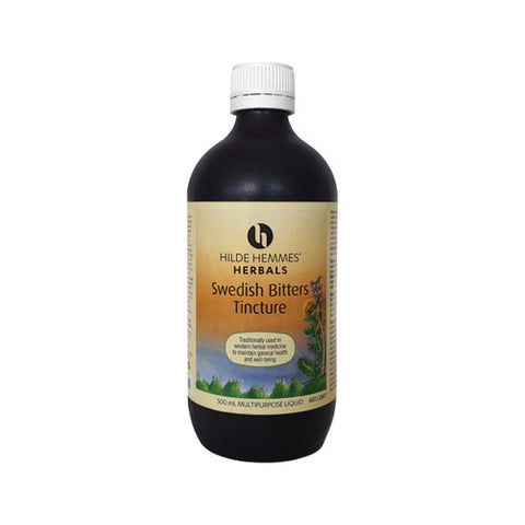 Hilde Hemmes' Herbals Swedish Bitters Tincture Multipurpose Liquid 500ml