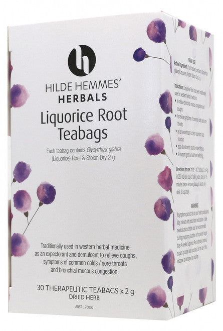 Hilde Hemmes HerbalsLiquorice Root Teabags 30 bags x2g