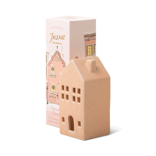 Paddywax Holiday Town Incense Cone Holder Townhouse