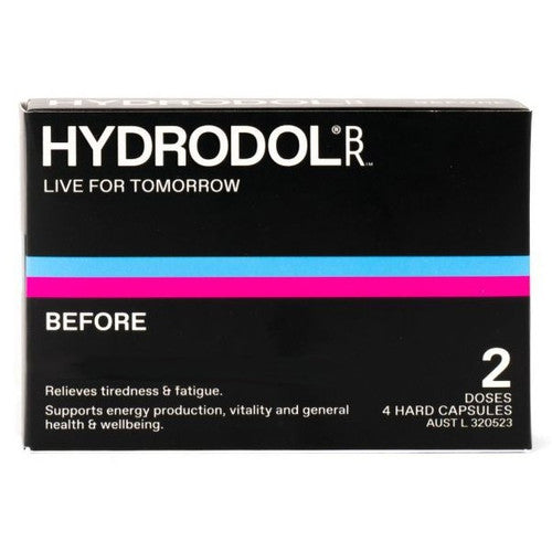 Hydrodol Before Hangover Relief 2 Doses 4 Capsules