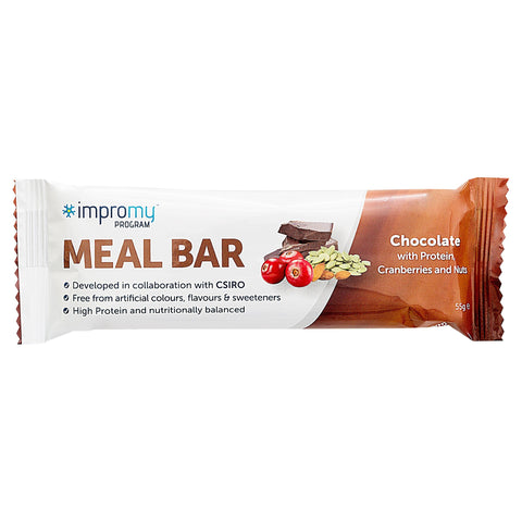 Impromy Flexi Meal Bar Wholegrain With Protein Cranberries Chia & Chocolate 20 x 60G