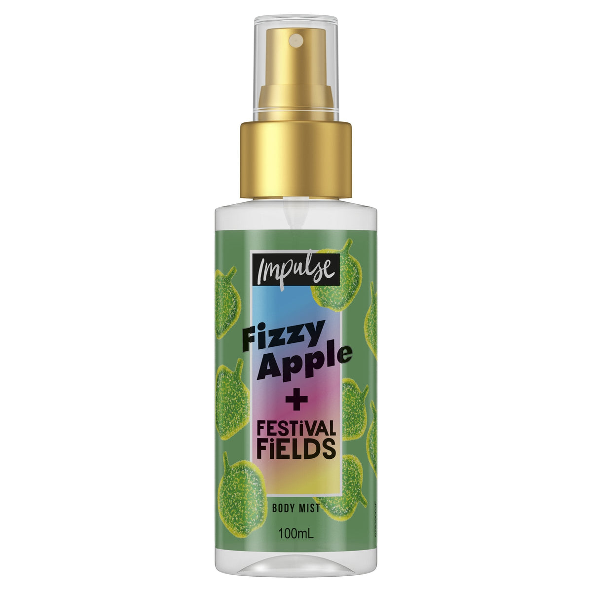 Impulse Mists Body Spray Fizzy Apple 100mL