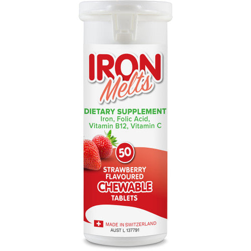 Iron Melts Chewable Tablet 50 Pack