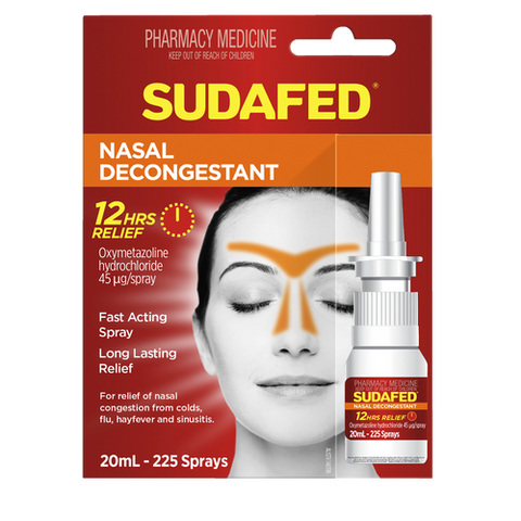 Sudafed Nasal Decongestant Spray