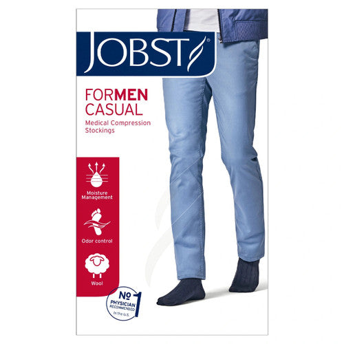 JOBST Men Casual Medical Compression Socks 15-20 Black Large