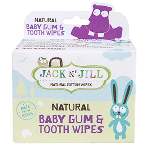 Jack N Jill Natural Baby Gum & Tooth Wipes 25 Pack