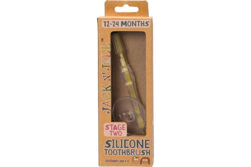 Jack N Jill Stage 2 Silicone Baby Toothbrush