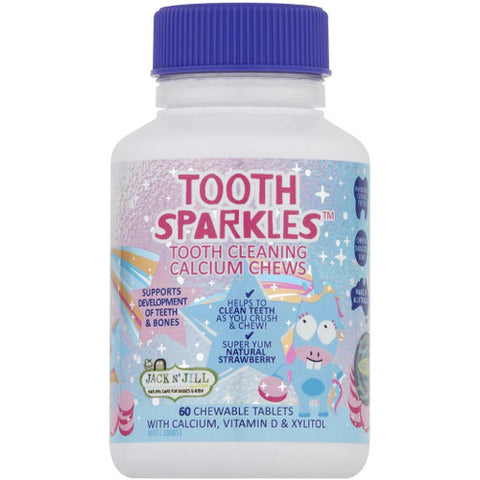 Jack N' Jill Tooth Sparkles 60 Tablets