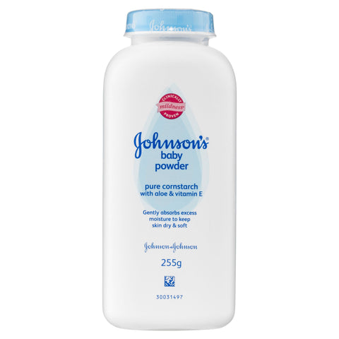 Johnson's Powder Johnson's Baby Powder Pure Cornstarch With Aloe & Vitamin E 255G ...