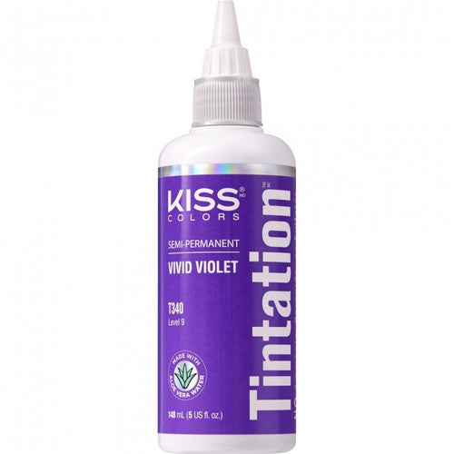 KISS Tintation Semi-Permanent Colour Treatment T340 Vivid Violet 148ml