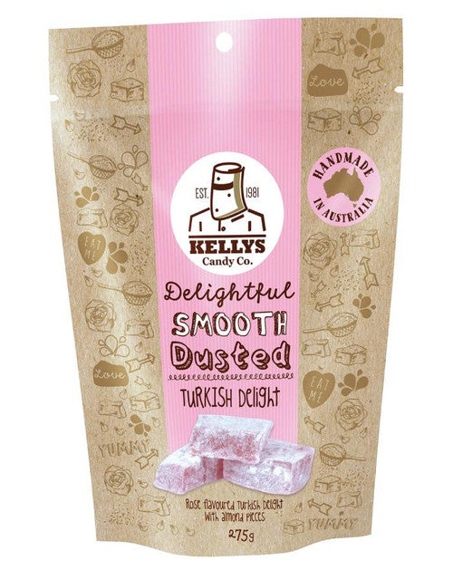 Kelly's Candy Co Pouch Turkish Delight 275g