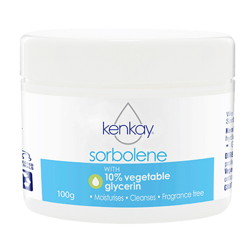 Kenkay Sorbolene With 10% Vegetable Glycerin Jar 100g